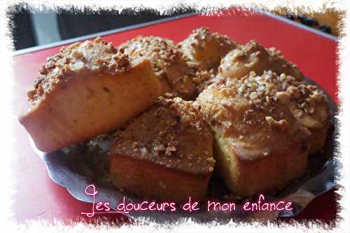 Cakes individuels pistache praline