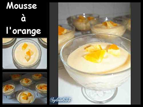 Mousse à l'orange