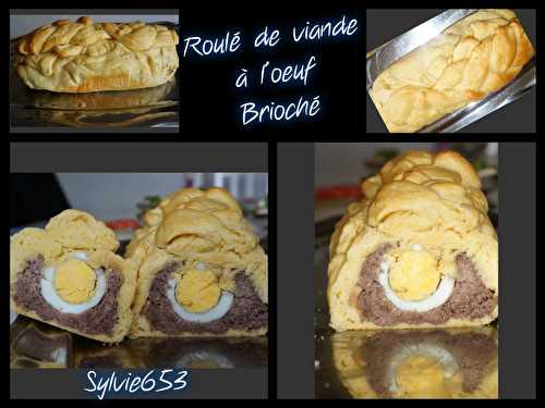 Roulé de viande à l'oeuf brioché