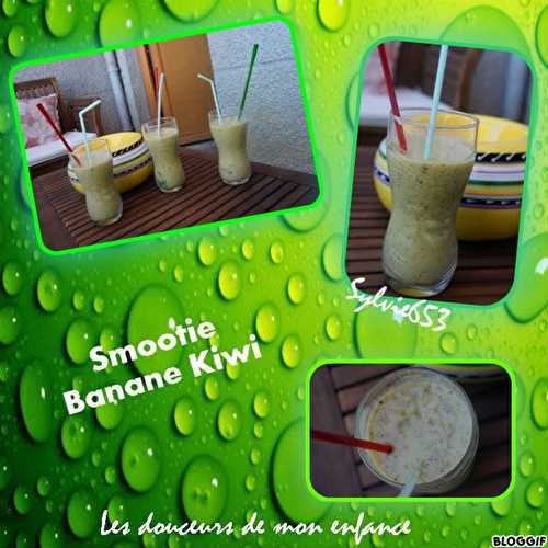 Smoothie kiwi banane