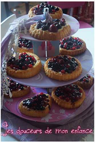 Tartelettes renversées aux fruits rouges