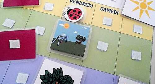 DIY : semainier pour les loupiots