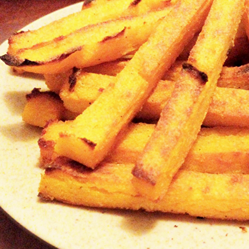 Frites de polenta & potimarron