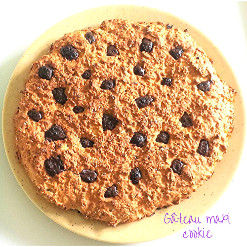 Gâteau façon maxi cookie {100% végétal}