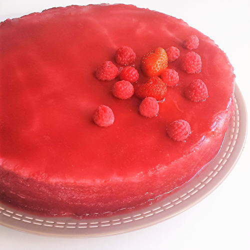 Layer cake {vanille, amande & fruit rouge}