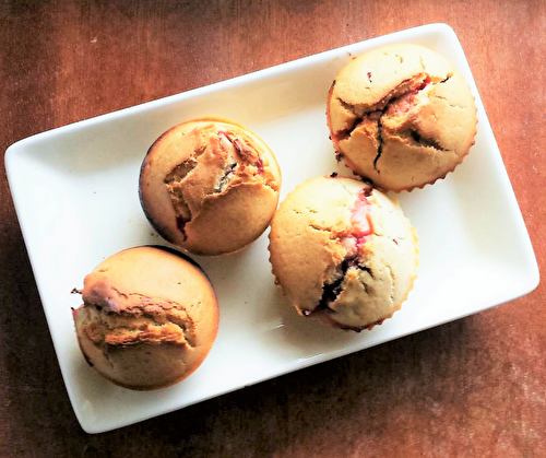 Muffins fraise/framboise {by Valkyrie}