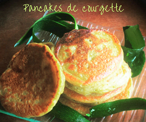 Pancake de courgette {végétalien}