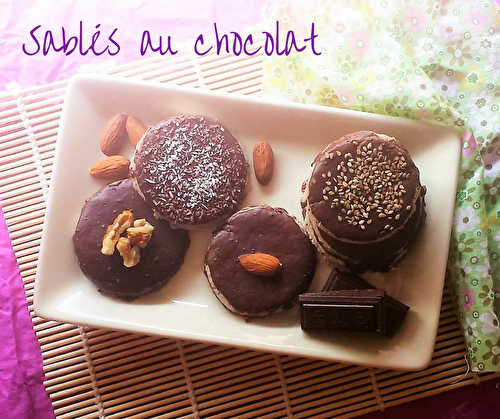 Sablés au chocolat {végétalien}