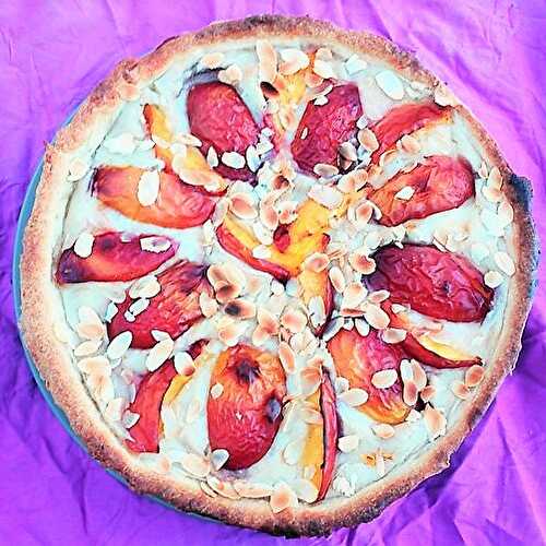 Tarte à la nectarine {100% végétale}