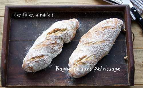 Baguette sans pétrissage