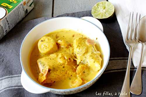 Blanquette de poisson coco citron vert