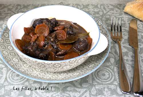 Bourguignon de joues de boeuf