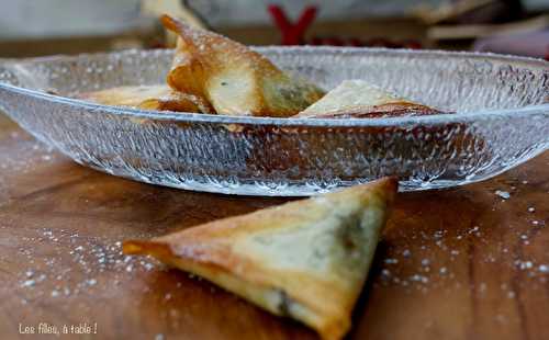 Briouates de canard aux épices et fruits secs