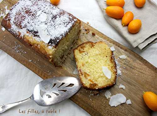 Cake noix de coco et kumquats confits