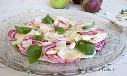 Carpaccio de betterave et pomme ( Battle food #34)