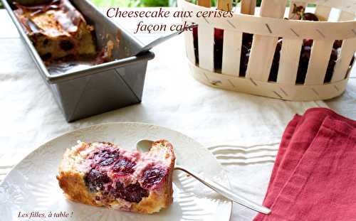 Cheesecake aux cerises façon cake