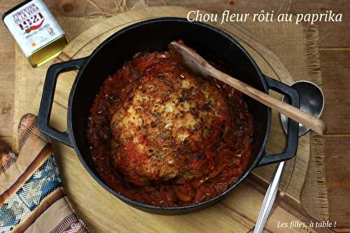 Chou-fleur rôti en cocotte au paprika fumé