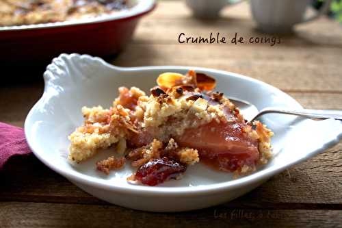 Coings en crumble