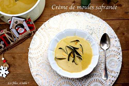 Crème de moules safranée