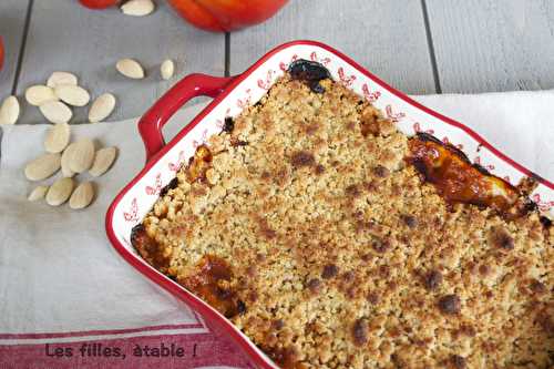 Crumble de tomates aux amandes