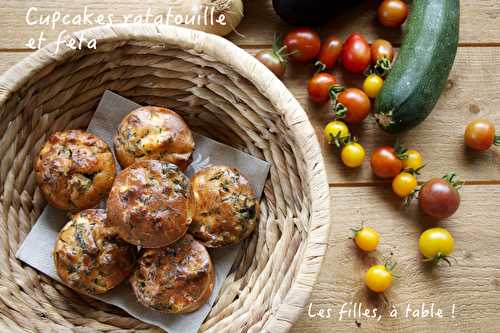 Cupcakes ratatouille et feta