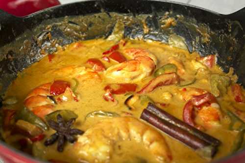 Curry de gambas