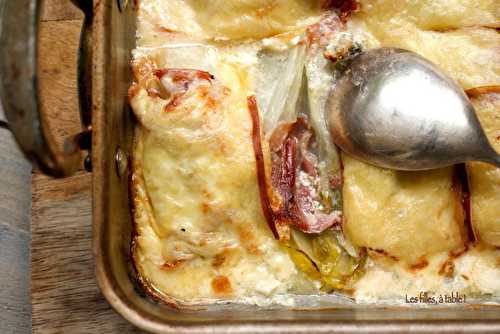 Endives façon tartiflette