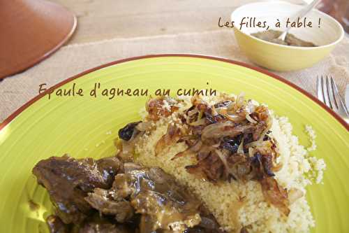 Epaule d’agneau au cumin