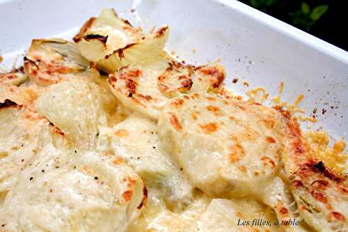 Fenouil gratiné au grana padano