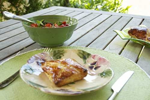 Feuilletés au chèvre et aux olives