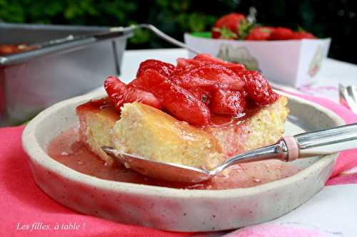 Fiadone, salade de fraises