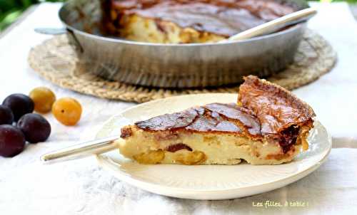 Flan prunes et amandes