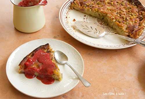 Fondant fraises rhubarbe