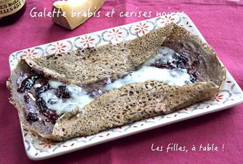 Galette basque au brebis et cerises noires