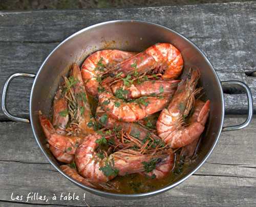 Gambas au piri piri