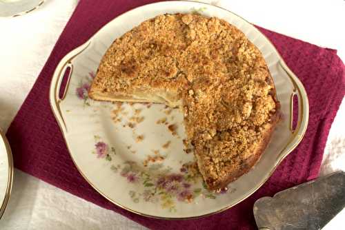 Gâteau crumble aux pommes