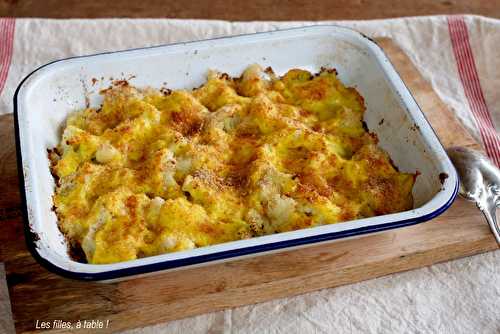 Gratin de chou-fleur au curcuma