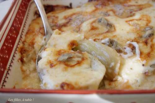 Gratin de fenouil au gorgonzola