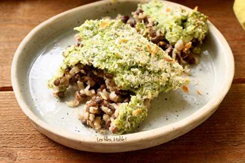 Hachis parmentier lentilles et brocoli