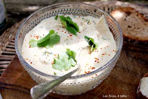 Houmous au chèvre frais