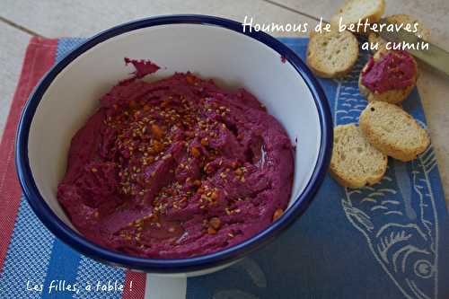 Houmous de betteraves au cumin