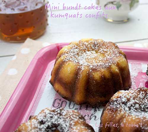 Mini bundt cakes à la ricotta et aux kumquats confits