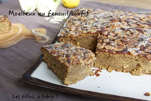 Moelleux au fenouil confit (Bataille food #35)