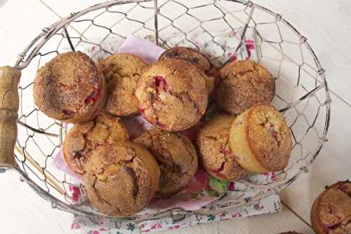 Muffins aux fraises et citron vert