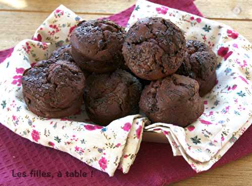 Muffins chocolat poires