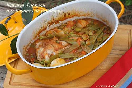 Navarin d’agneau aux légumes de printemps