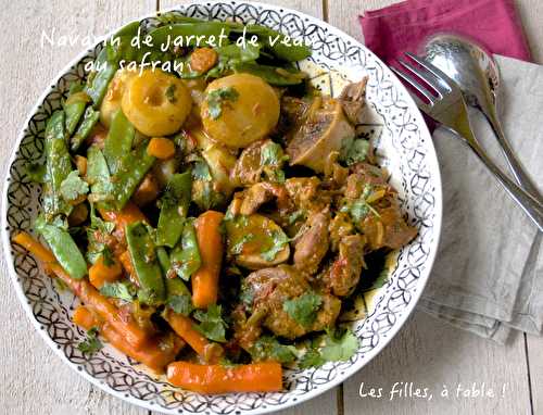 Navarin de jarret de veau au safran