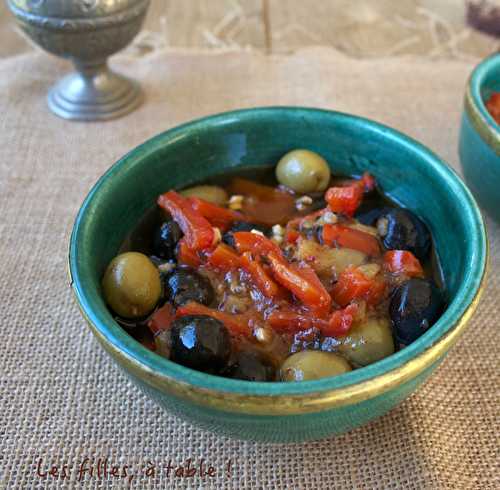 Olives marinées à la marocaine