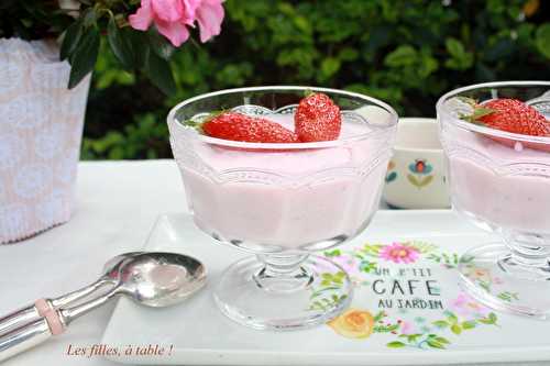 Panna cotta aux fraises