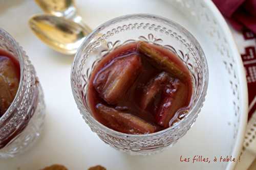 Panna cotta et confit de rhubarbe à la rose – Recette autour d’un ingrédient #29